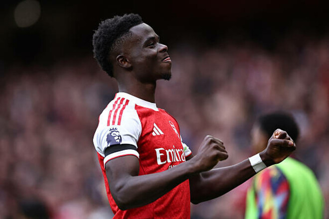 «Рад сыграть 90 минут, но я устал». Букайо Сака – о победе в АПЛ