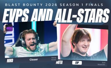 Символічна збірна BLAST Bounty: NiKo – MVP, m0NESY найкращий AWP