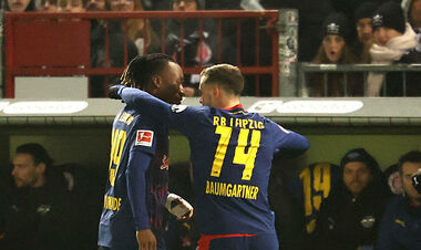 Чемпионат Германии: РБ Лейпциг потерял очки, Хоффенхайм добыл победу