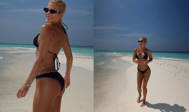 ФОТО. Дружина Юхима Коноплі показала фігуру в бікіні на Мальдівах