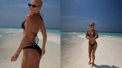 ФОТО. Дружина Юхима Коноплі показала фігуру в бікіні на Мальдівах