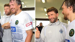 ФОТО. Встреча Усика и Мюллера взорвала Instagram и мировые СМИ