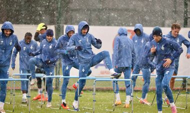 ФОТО. Тренировка Динамо в Турции. Насыщенное занятие под ливнем