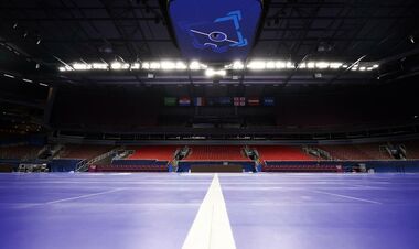 ФОТО. Как выглядит арена в Риге перед важным матчем Чехии и Украины