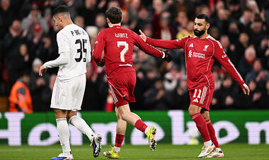 ВІДЕО. Вірц забив вперше за Ліверпуль у ЛЧ. Карабах горить 0:2 на Енфілді