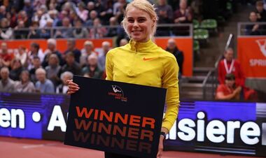 Юлия Левченко с прыжком на 1,94 метра выиграла соревнования в Коттбусе