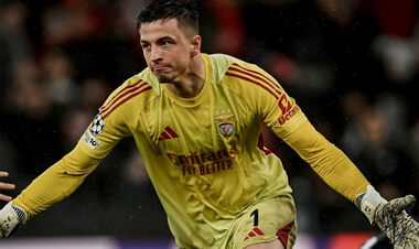 ФОТО. Фанаты пришли к Трубину после его гола в ворота Реала