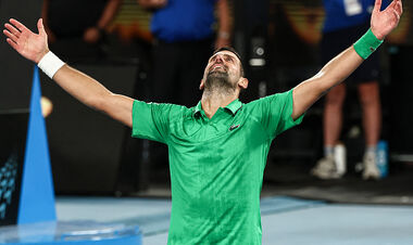 ФОТО. Ноле вижив. Як це було: Джокович здолав Сіннер у півфіналі Aus Open