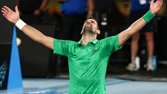 ФОТО. Ноле выжил. Как это было: Джокович одолел Синнер в полуфинале AO-26