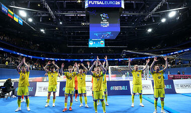 ВИДЕО.  Сборная Украины по футзалу провела предматчевую тренировку в Риге