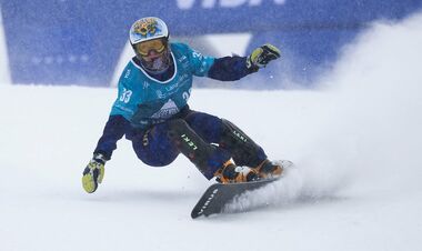 Сноубордистка Данча заняла 13-е место на последнем этапе КМ перед ОИ