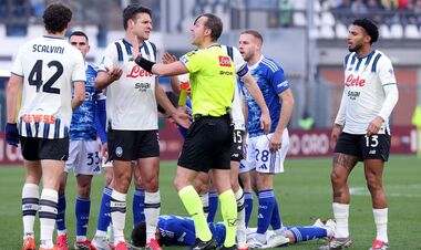 Комо, играя почти весь матч в большинстве, не смог забить Аталанте