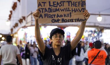 They replaced Ukraine. Morocco was protests against the costs of the World Cup-2030