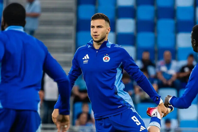 ВИДЕО. Кухаревич снова отличился за Слован. Сколько уже голов у форварда?