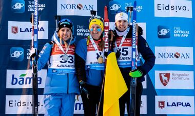 Збірна України увійшла до топ-3 медального заліку ЧЄ-2026 з біатлону