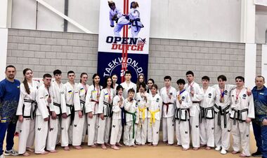 Збірна України взяла 43 медалі на змаганнях з тхеквондо у Нідерландах