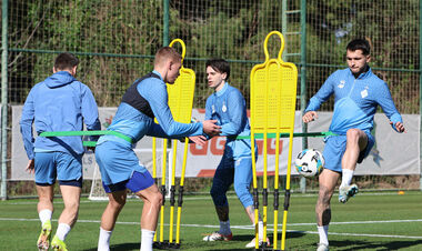 ФОТО. Тренування Динамо. Тактика, взаємодія, візит Мельгоси та Гомеса