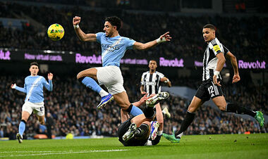 ВИДЕО. Мармуш открыл счет в матче Ман Сити против Ньюкасла