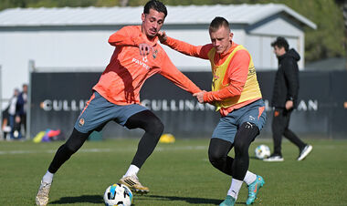 ФОТО. Тренировка Шахтера. Двойная нагрузка перед спаррингом, визит Реброва