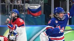 На матче Олимпиады вывесили флаг россии. На трибунах были Венс и Рубио