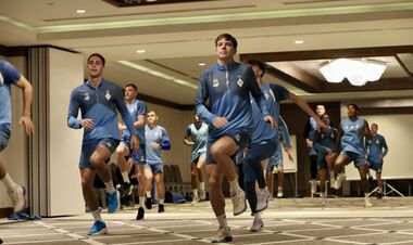 ФОТО. Тренування Динамо. Аеробіка для зняття напруги