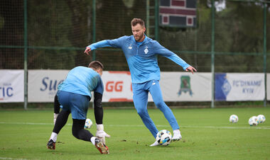 ФОТО. Тренировка Динамо. Сыграли в теннисбол, возвращение Ярмоленко