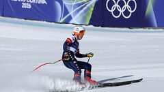 ОИ-2026. Падение Вонн, дебют украинки. Как прошел женский даунхилл