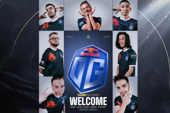 OG представили новый состав по Dota 2 на остаток сезона