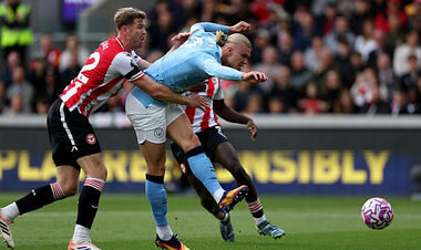 ВІДЕО. Швидкий гол. Холанд відкрив рахунок у матчі Ман Сіті з Брентфордом