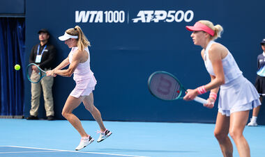 Киченок с напарницей выбила пятых сеяных на старте тысячника в Ухане