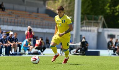 The player of the national team of Ukraine: