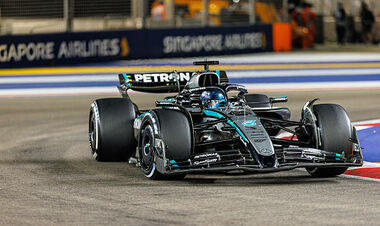 Мерседес встановив рекорд після перемоги Рассела на Гран-прі Сінгапуру