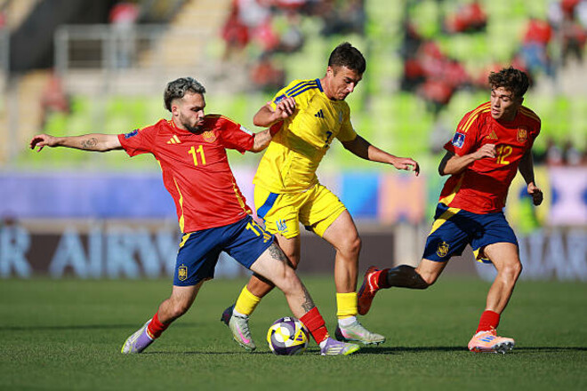 «Разочарован». Кварцяный – про выступление украинской молодежки