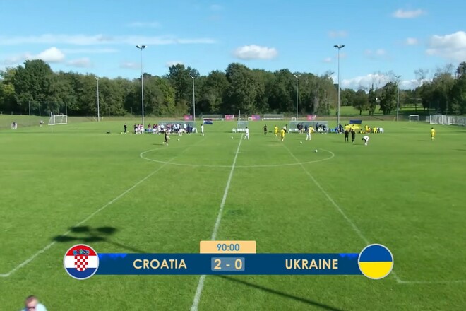 Хорватия U-18 – Украина U-18 – 2:0. Старт турнира. Видео голов, обзор матча