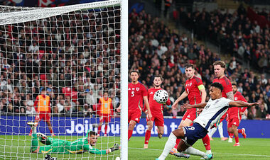 Три гола за 20 минут. Англия разгромила Уэльс в британском дерби на Уэмбли