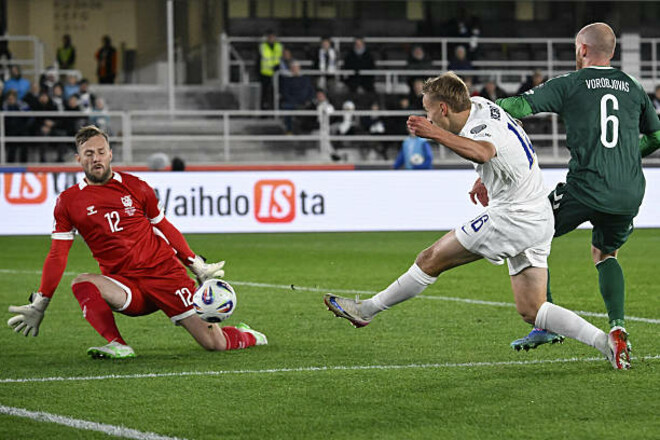 Фінляндія здобула вольову перемогу над Литвою у кваліфікації ЧС-2026