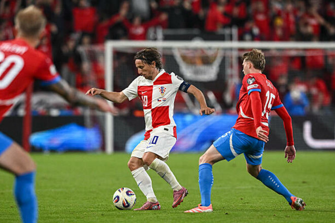 Модрич в игре. Чехия и Хорватия разошлись миром в квалификации ЧМ