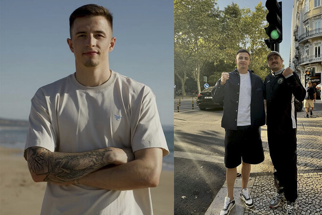 ФОТО. Анатолий Трубин в коллаборации с Александром Усиком. Огонь