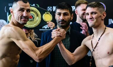 Экс-чемпион мира из Украины перевесил соперника накануне титульного боя