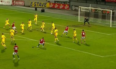 ВИДЕО. Оборона ненадежна. Украина U-21 пропустила третий гол от Венгрии