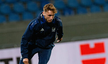 ВИДЕО. Сборная Украины прибыла на стадион, где сыграет против Исландии