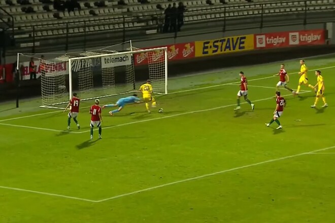 ВІДЕО. Вискочив зненацька. Маткевич зрівняв рахунок для України U-21