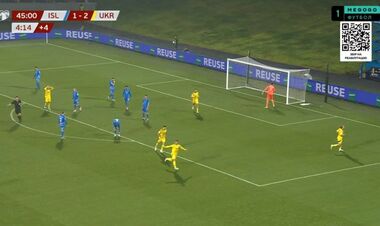 ВИДЕО. Супергол в девятку: как Малиновский оформил дубль в ворота Исландии