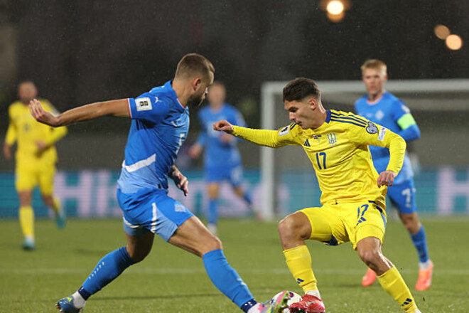 ФОТО. Судаков показал последствия травмы в матче Исландия – Украина