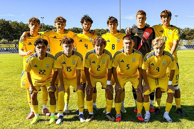 Сборная Украины U-18 выбрала стартовый состав на матч против Уэльса