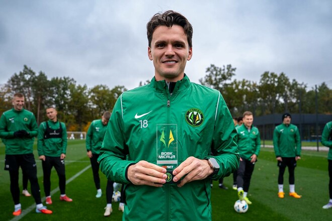 ФОТО. Ексфутболіст Динамо став гравцем місяця у складі Полісся