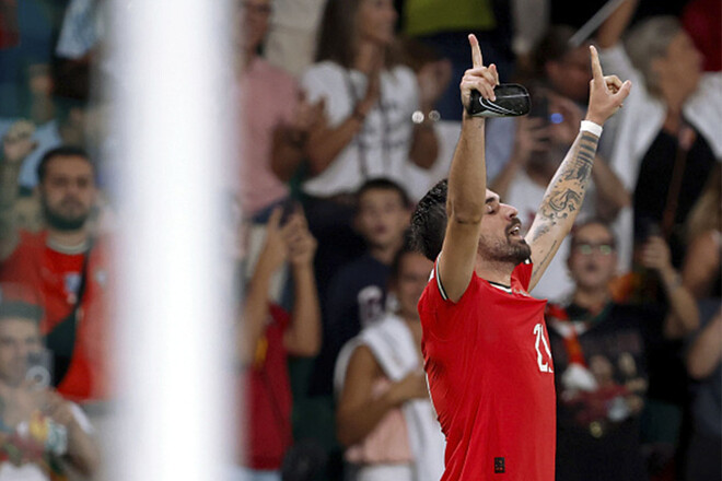 ФОТО. Рубен Невеш посвятил гол Диогу Жоте. Красивый поступок