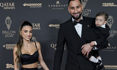 ФОТО. Жена Доннаруммы затмила красную дорожку Золотого мяча-2025