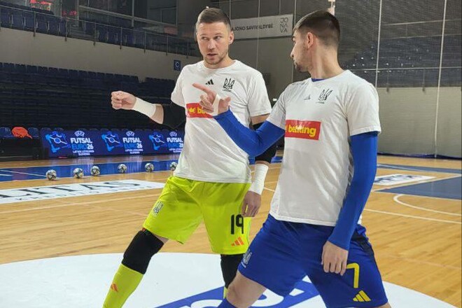 ФОТО. Сборная Украины по футзалу провела разминку перед 2-й игрой с Литвой