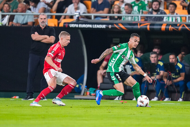 Весь матч от Зинченко. Антони спас Бетис в игре Лиги Европы с Ноттингемом